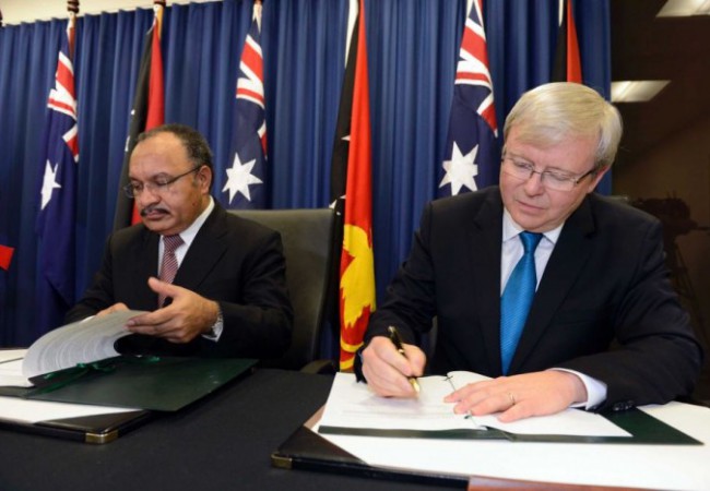 Rudd’s bluff uses the Pacific again