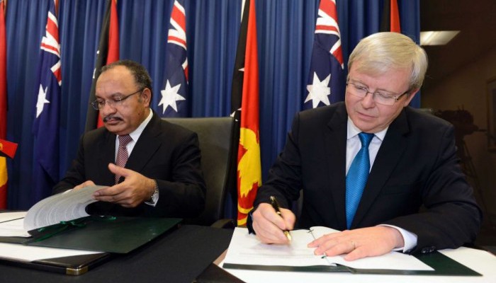 Rudd’s bluff uses the Pacific again