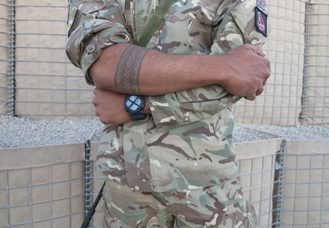 Tattoo on a Fijian Desert Rat, Koni Fatiaki. - Ben Bohane, wakaphotos.com