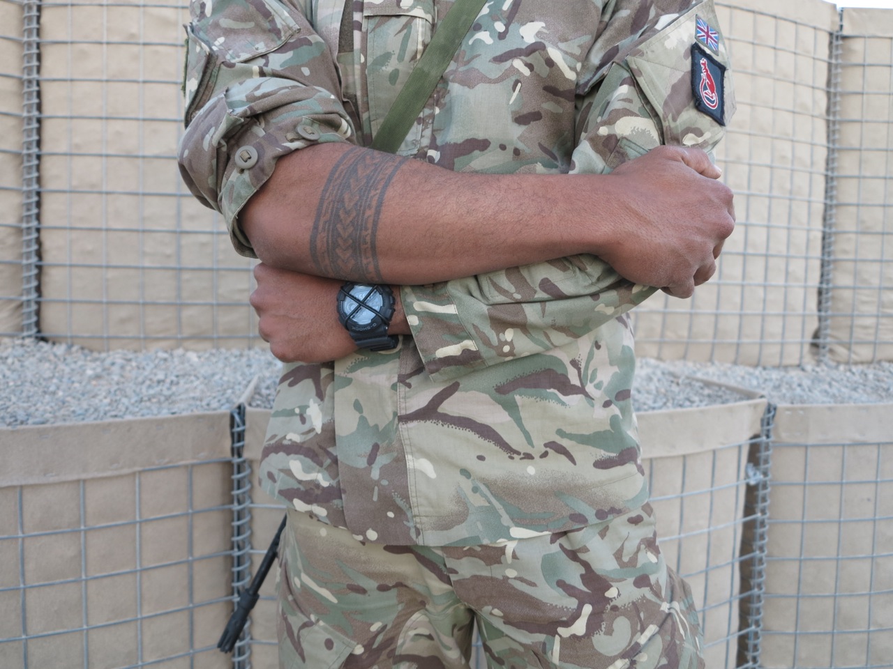 Tattoo on a Fijian Desert Rat, Koni Fatiaki. - Ben Bohane, wakaphotos.com