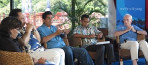 Panelists at the Micronesian Forum in Palau.