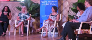 Panelists at the Creative Economy Forum held during the Pacific Arts Festival in Honiara.