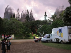 Opening MSG ceremony was broadcast live from the Tjibaou Cultural Centre, Noumea 2013.