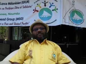 FLNKS Representative, Victor Tutugoro, Noumea 2013.